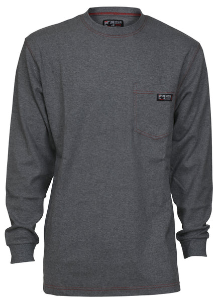 MCR Safety FR Long Sleeve Shirt Gray L-eSafety Supplies, Inc