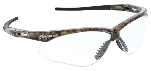 MCR Safety Memphis MP1 Mossy Oak Frame, Clear UV-AF-eSafety Supplies, Inc