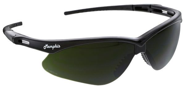 MCR Safety Memphis MP1 Black Frame, GreenFilter 5.0-eSafety Supplies, Inc