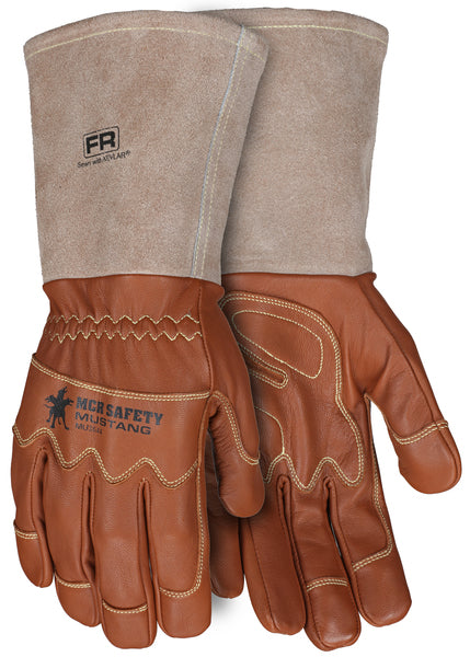 MCR Safety Grain Goat Dbl Palm unlined 5" Bell Cuff-eSafety Supplies, Inc