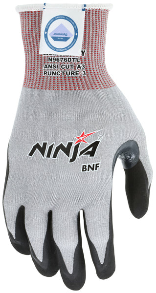 MCR Safety Ninja Cut Protection, 15ga Diamond Tech-eSafety Supplies, Inc