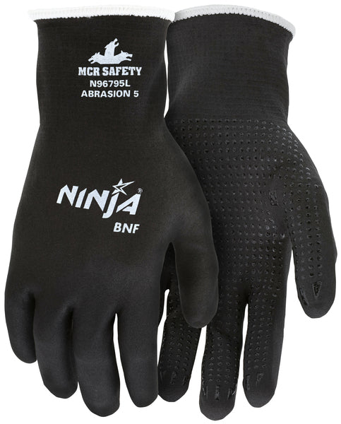 MCR Safety Ninja BNF, 15 G-full and dots coat L-eSafety Supplies, Inc