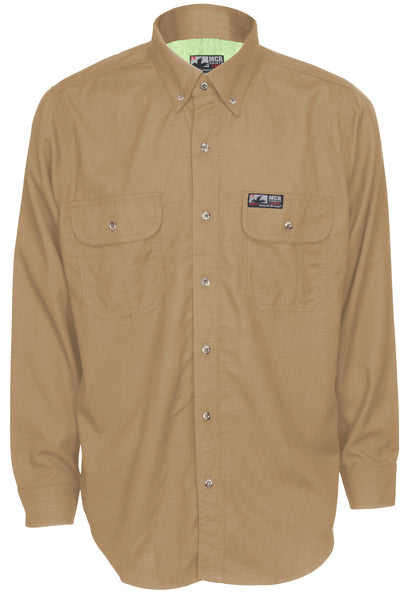 MCR Safety Summit Breeze 5.5 oz. Inhnt Shirt Tan S-eSafety Supplies, Inc