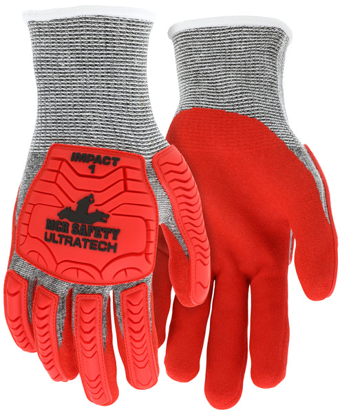 MCR Safety UltraTech Stitched A5, Hivis Red SFN-eSafety Supplies, Inc