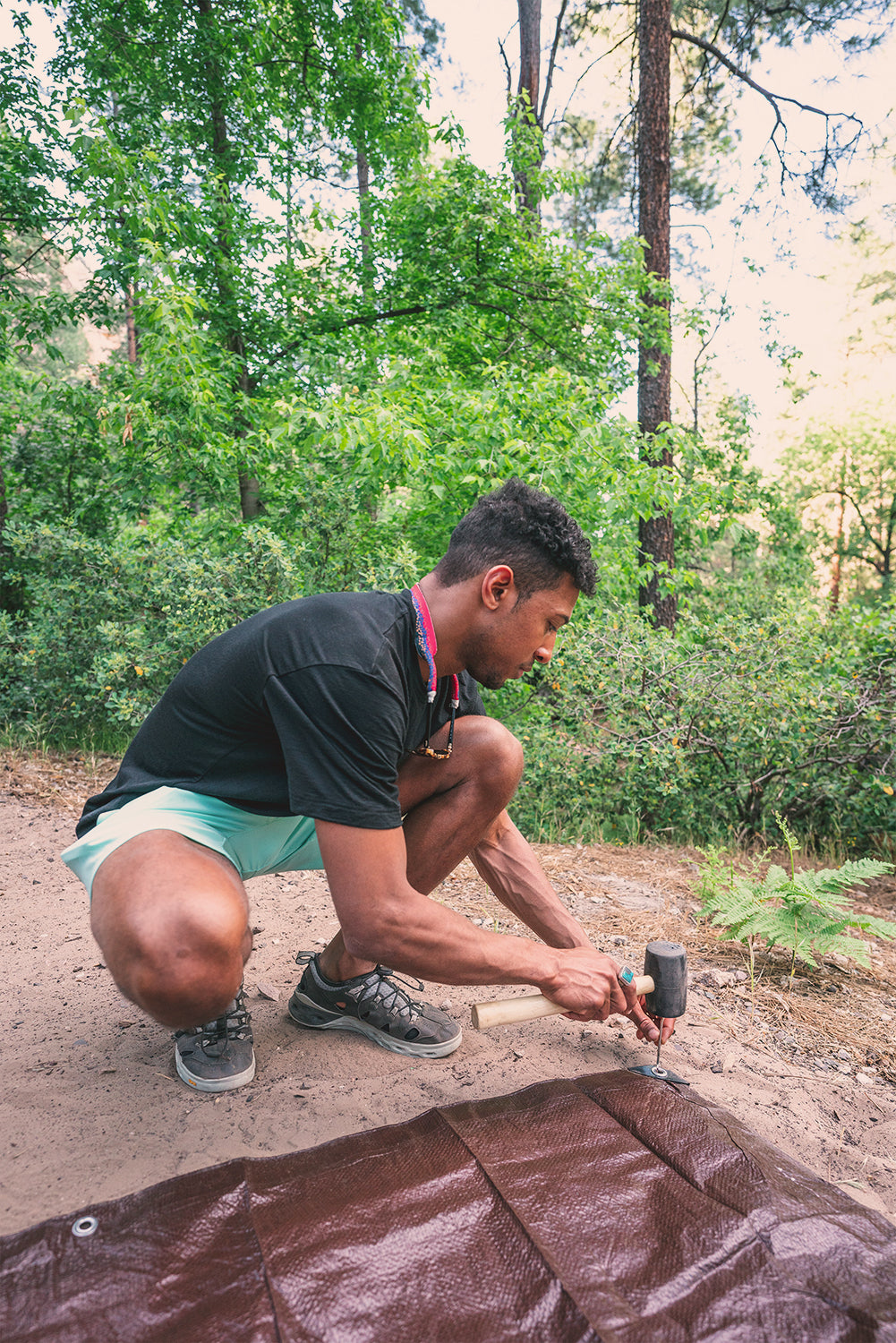 Skewer Tent Stakes - 7 In - 6 Per Pkg - Steel-eSafety Supplies, Inc