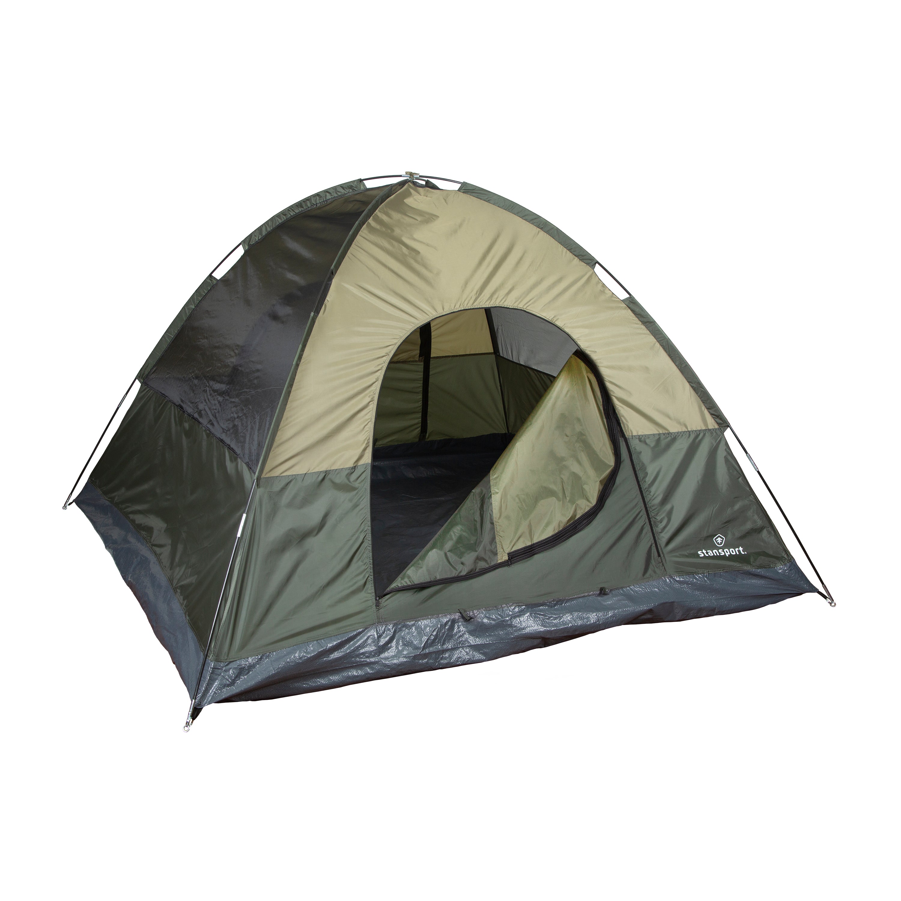 Trophy Hunter Tent- 7Ft X 7Ft X 54 In- Dark Olive/Tan-eSafety Supplies, Inc