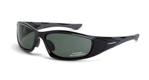 MP7 Polarized Blue/Green Lens Crystal Black Frame (No Foam Lining)-eSafety Supplies, Inc