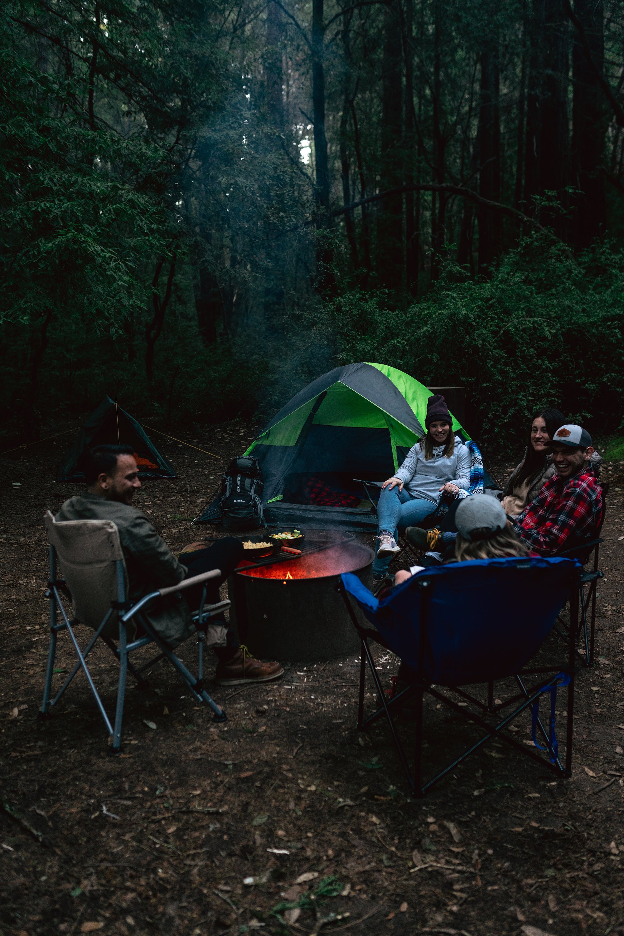 Cedar Creek 3 Season Tent-8 Ft X 7Ft X 54 In-Green/Grey Trim-eSafety Supplies, Inc