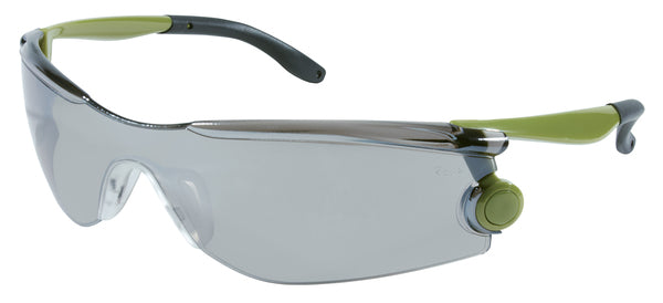 MCR Safety Mantis Green Temples Silver Mirror Lens-eSafety Supplies, Inc