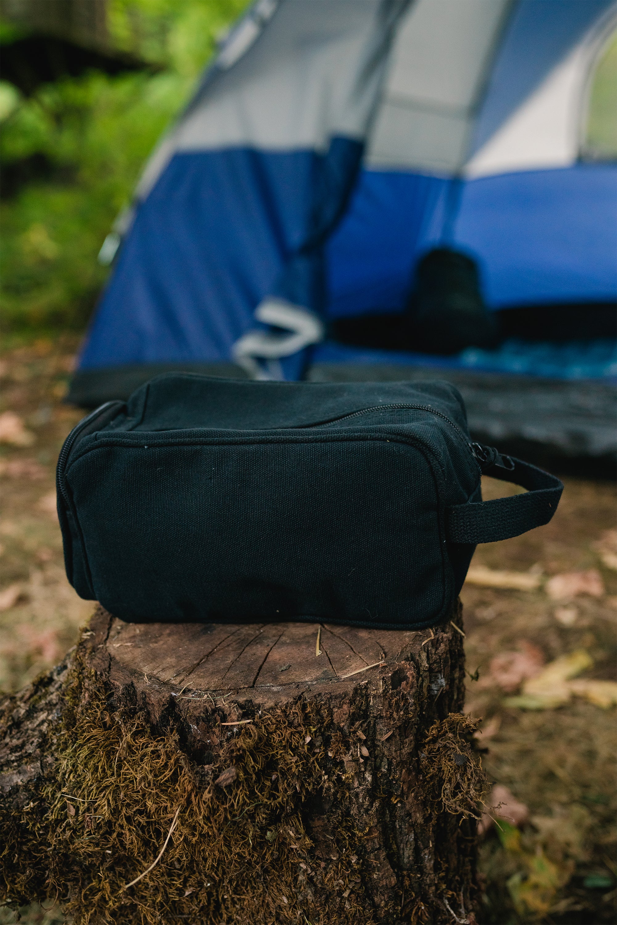 Cotton Canvas Travel Accessory Bag - Black-eSafety Supplies, Inc