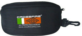 Crossfire Eyewear Zippered Pouch - Black-eSafety Supplies, Inc
