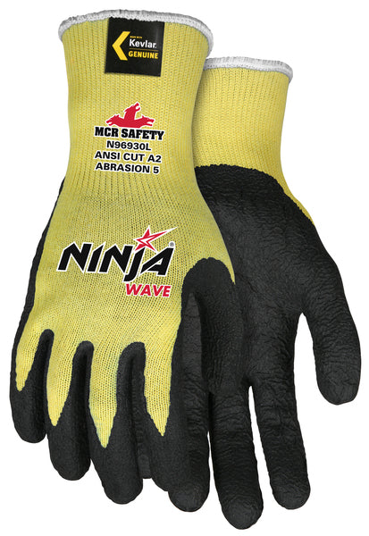 MCR Safety Ninja Wave, 10 Ga, Wave/Kevlar M-eSafety Supplies, Inc