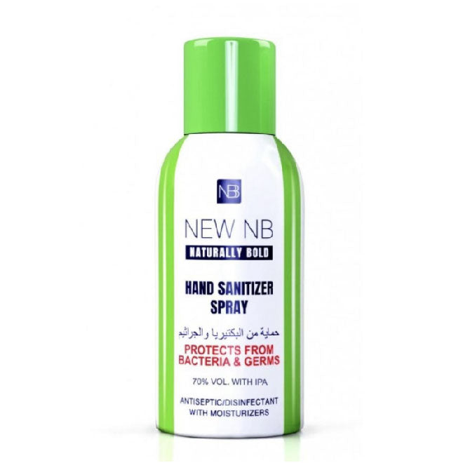 New NB Naturally Bold Hand Sanitizer Spray 120 ML-eSafety Supplies, Inc