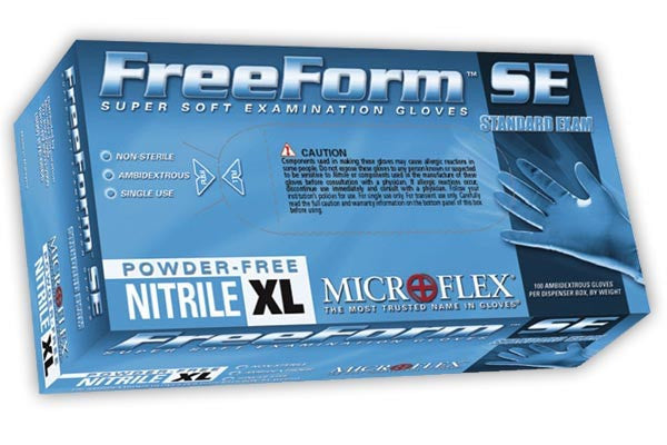 Microflex - FreeForm SE Powder-Free Nitrile Disposable Gloves - Box-eSafety Supplies, Inc