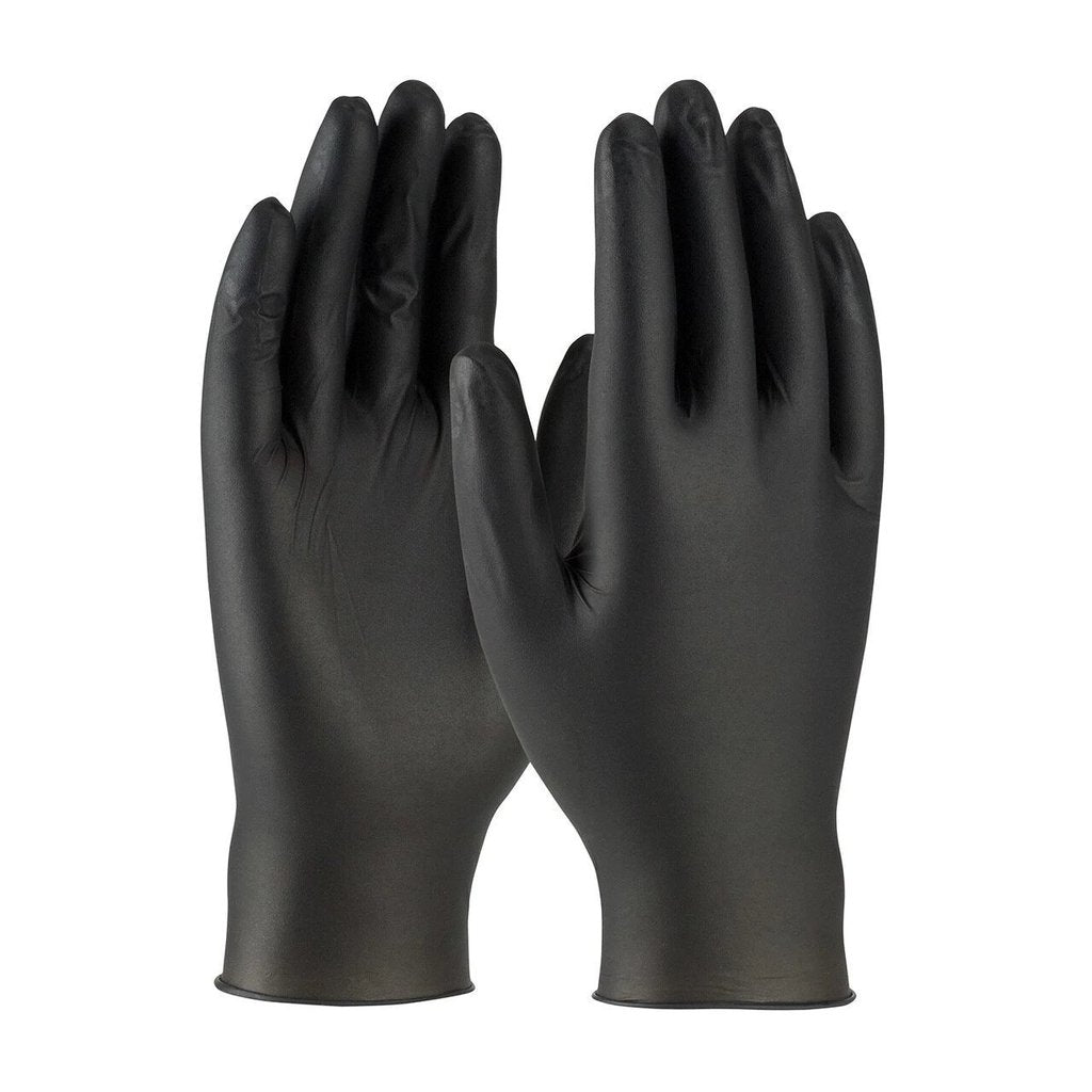 Black Nitrile Powder Free Gloves 3.5 Mil-eSafety Supplies, Inc