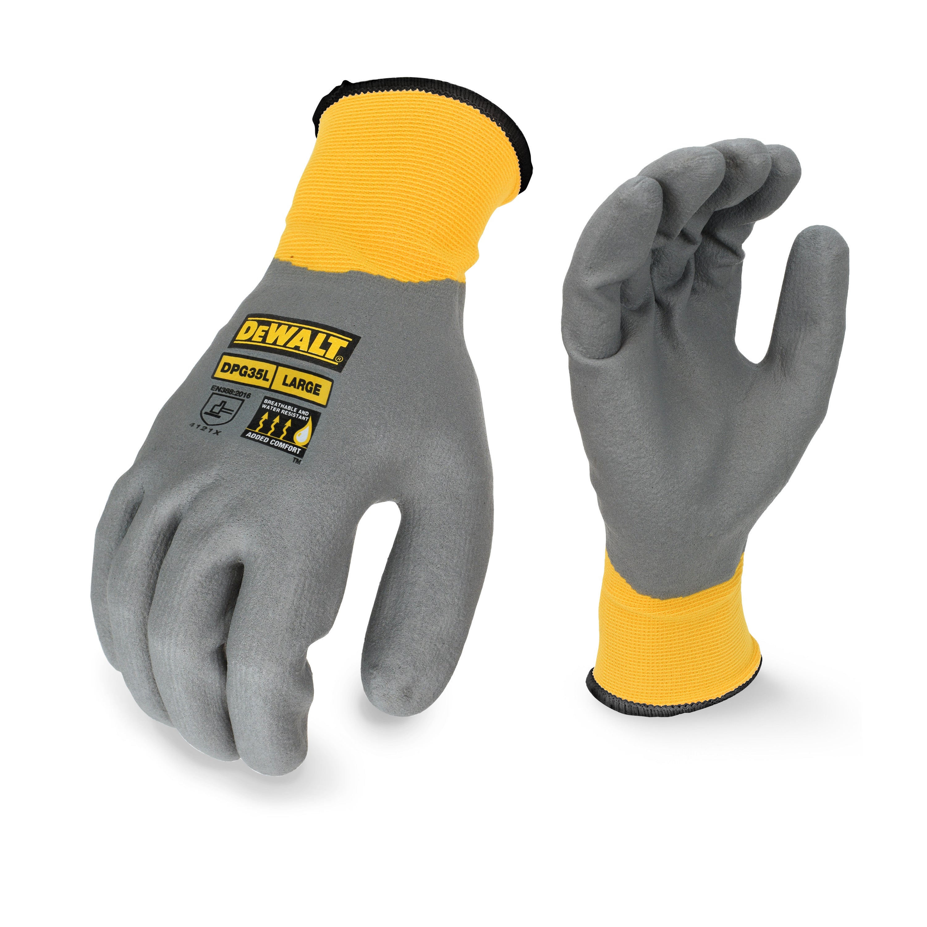 DEWALT DPG35 Full Dip Water-resistant Breathable Work Glove-eSafety Supplies, Inc