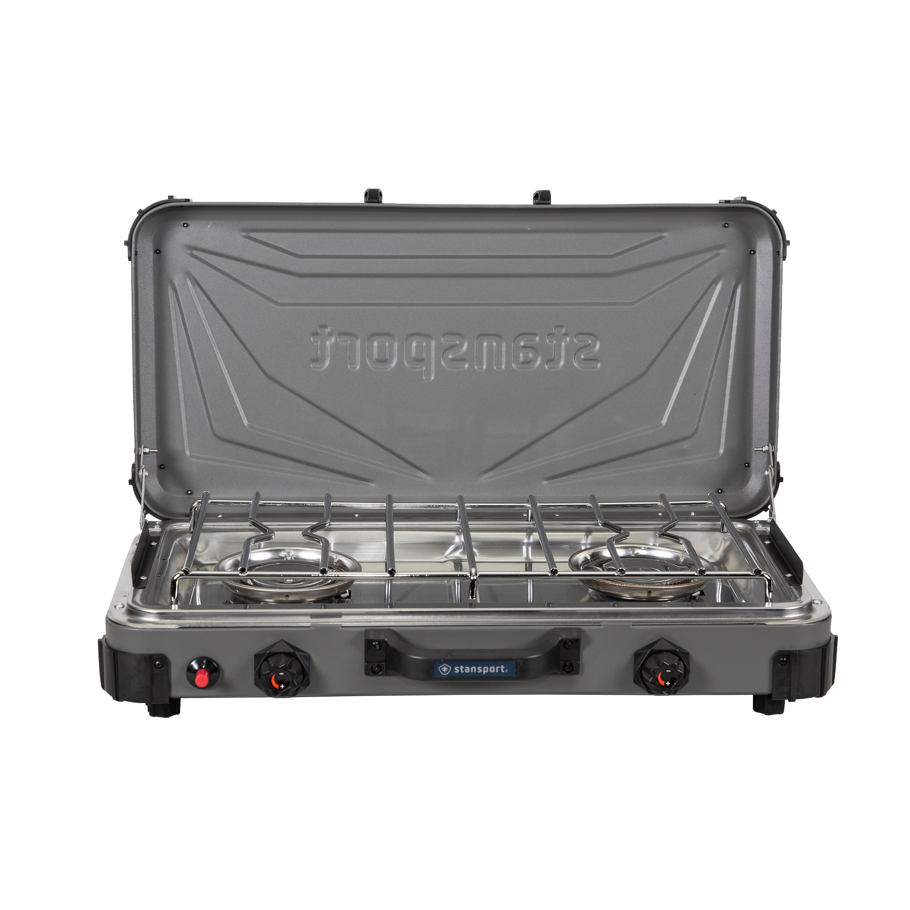 Propane Stove -2-25 K Burners - Gray-eSafety Supplies, Inc