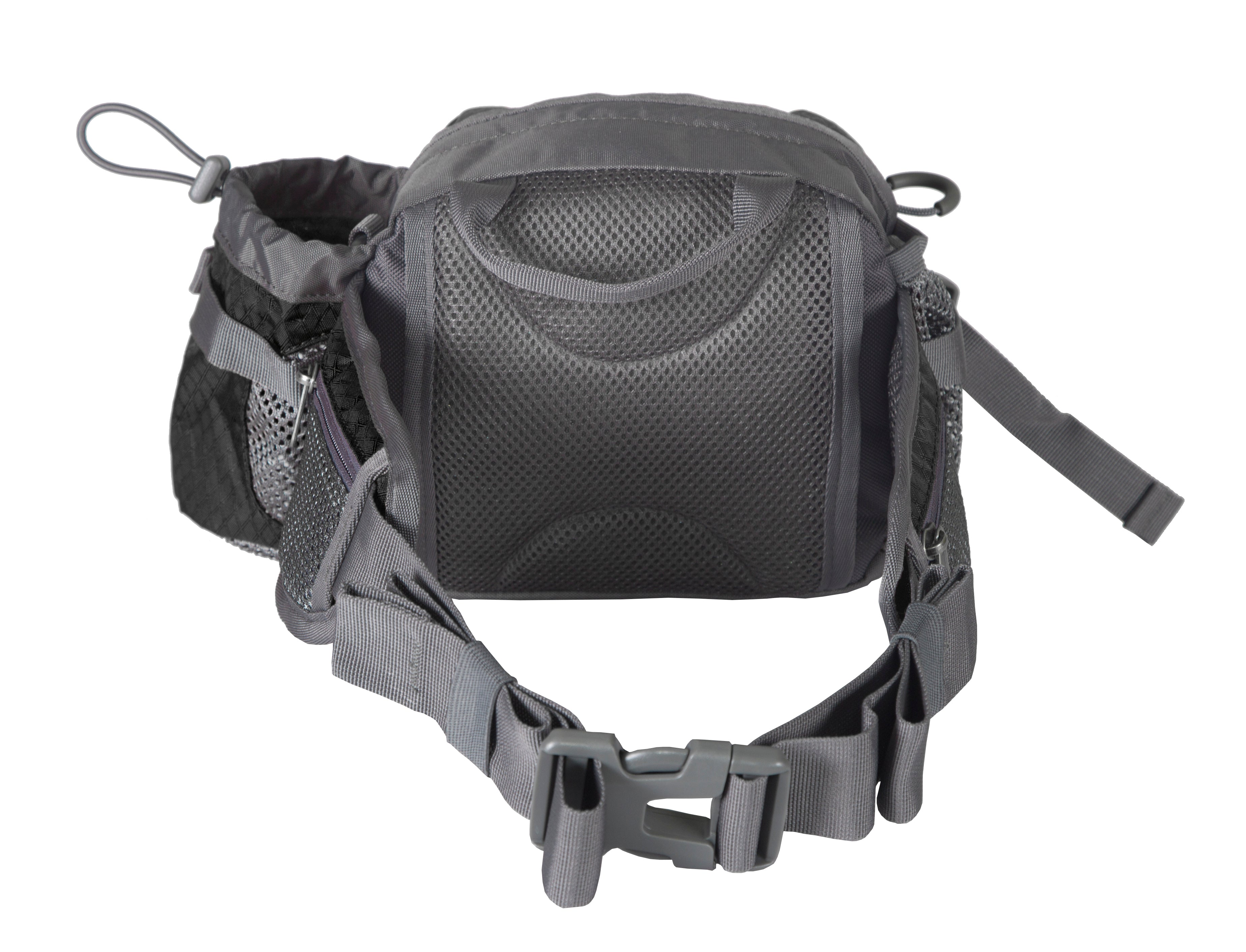 Waist/Shoulder Pack W/Bottle Holder - Black - 5 Liter-eSafety Supplies, Inc