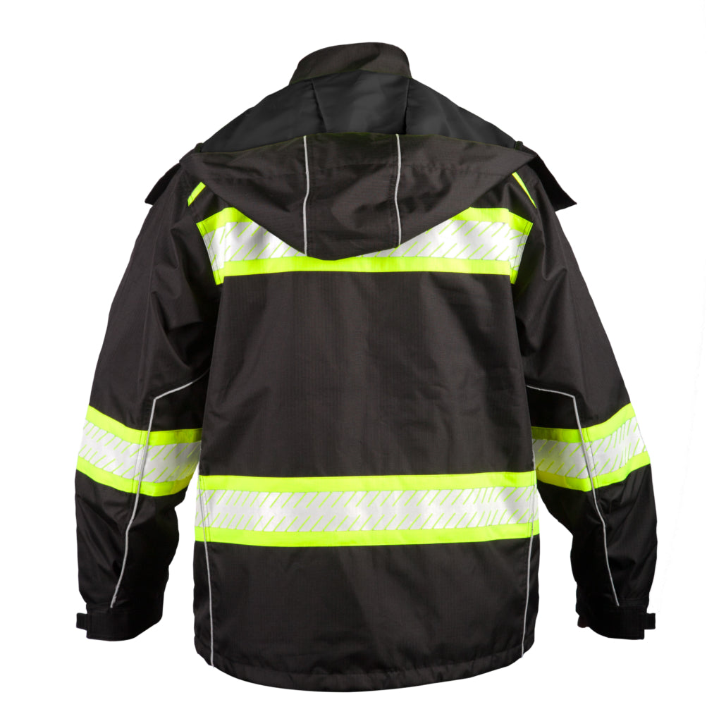 Enhanced Visibility Premium Class 1 Black Jacket-eSafety Supplies, Inc