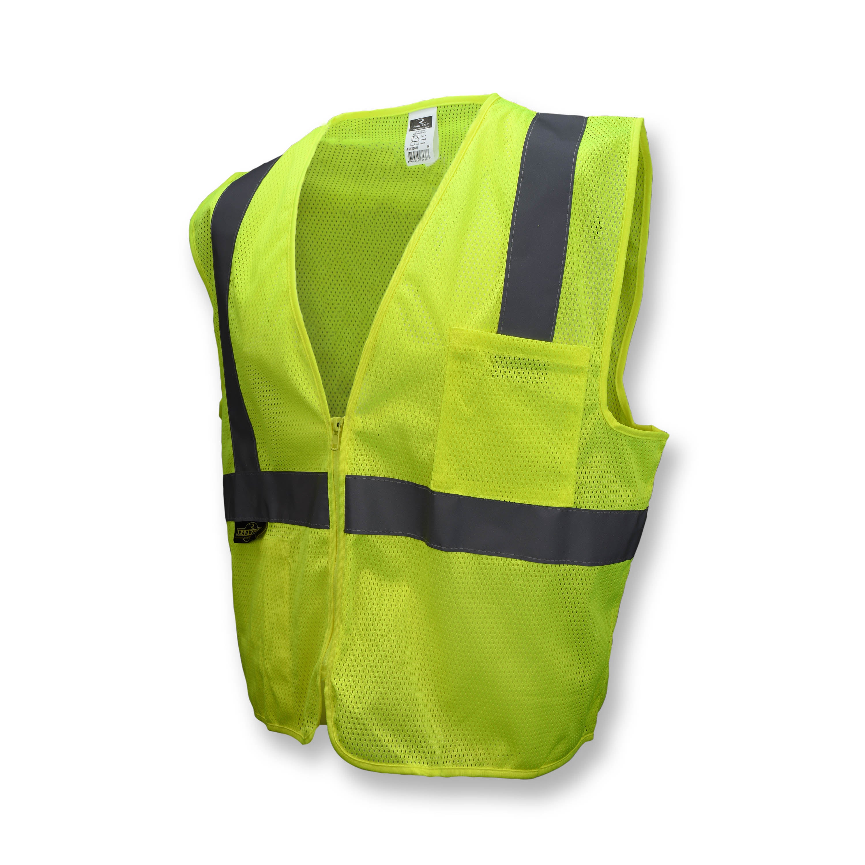 Radians SV2Z Economy Type R Class 2 Mesh Safety Vest with Zipper-eSafety Supplies, Inc