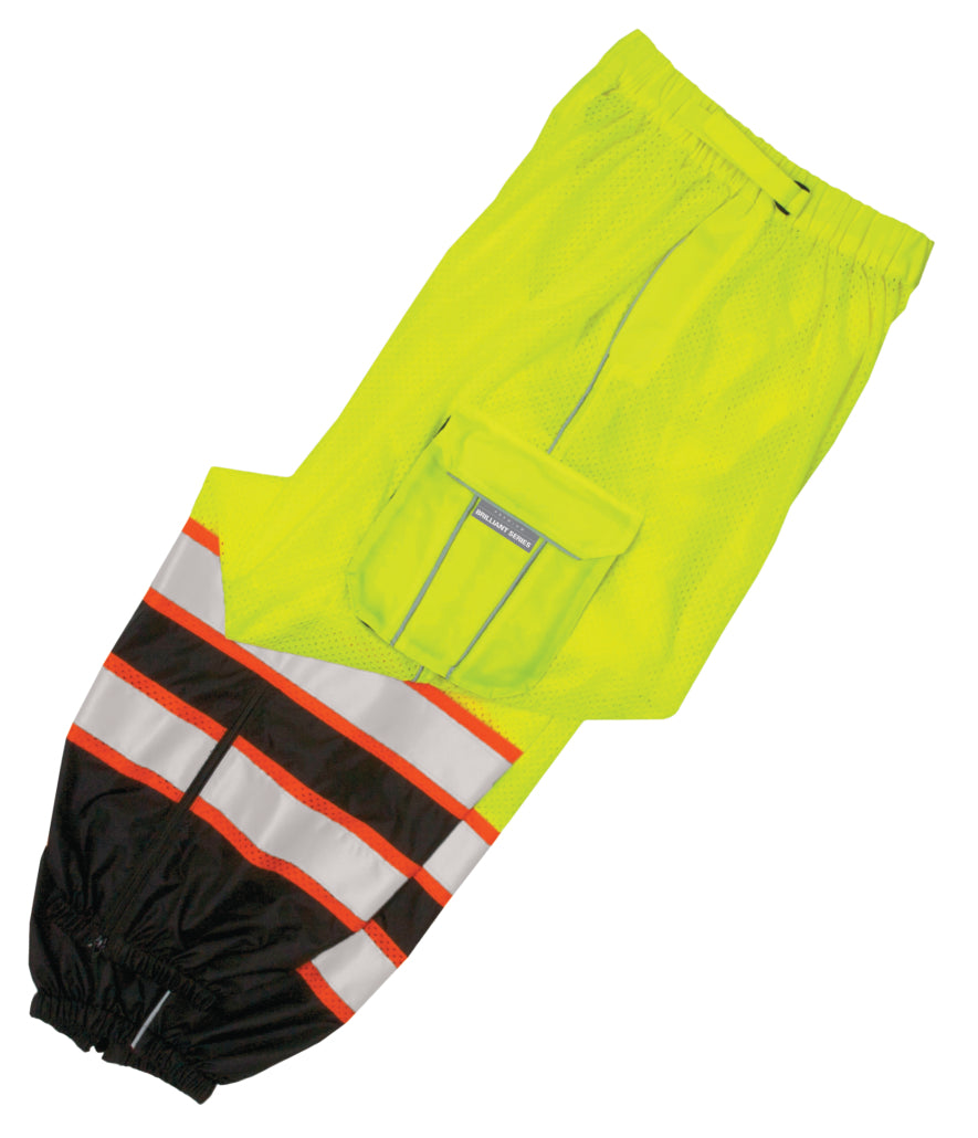 Class E Premium Brilliant Series Mesh Pants Lime-eSafety Supplies, Inc