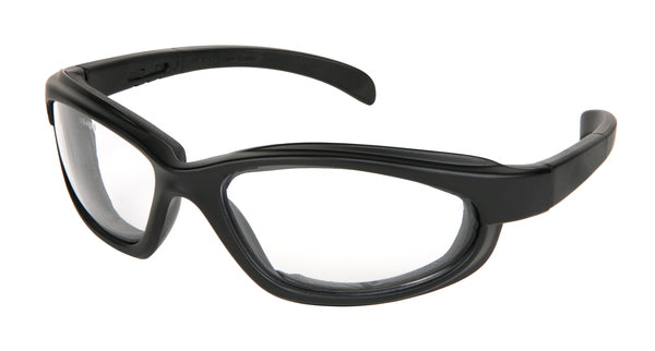 MCR Safety PN1 Black Frame, Clear AF Lenses-eSafety Supplies, Inc