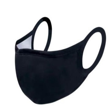 Reusable, Washable, & Cotton Face Mask - Black - Youth