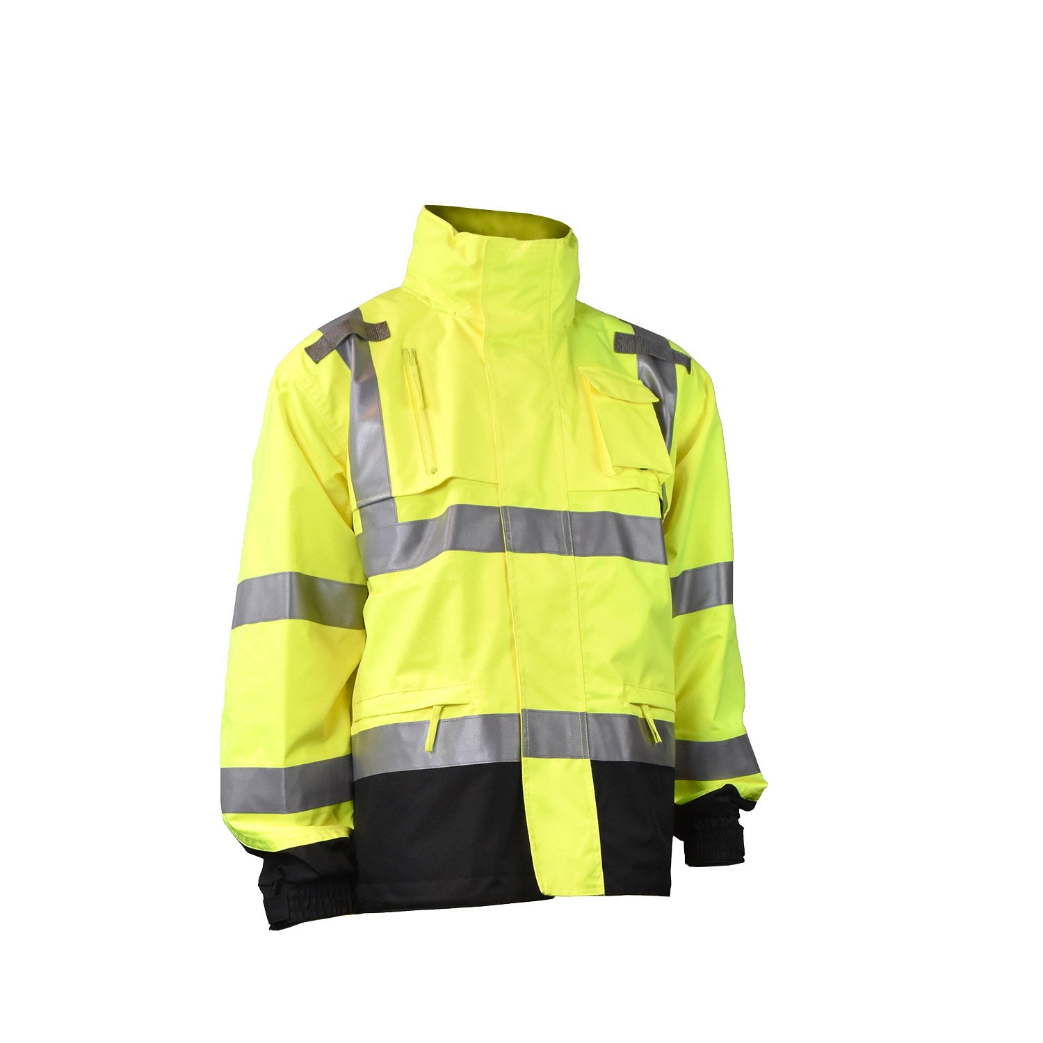 Radians RW32-3Z1Y Heavy Duty Rip Stop Waterproof Rain Jacket-eSafety Supplies, Inc