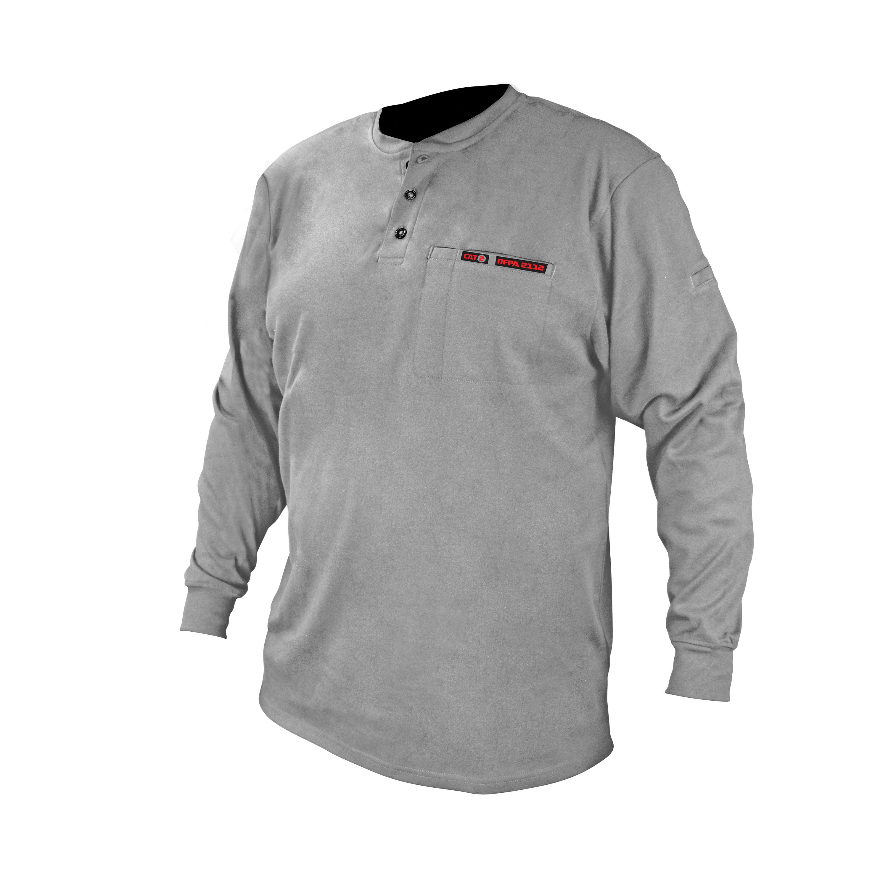 Radians FRS-002 VolCore™ Long Sleeve Cotton Henley FR Shirt-eSafety Supplies, Inc