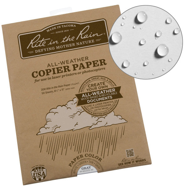 Copier Paper - Grey - 8.5 X 11 - 50 Sheets-eSafety Supplies, Inc