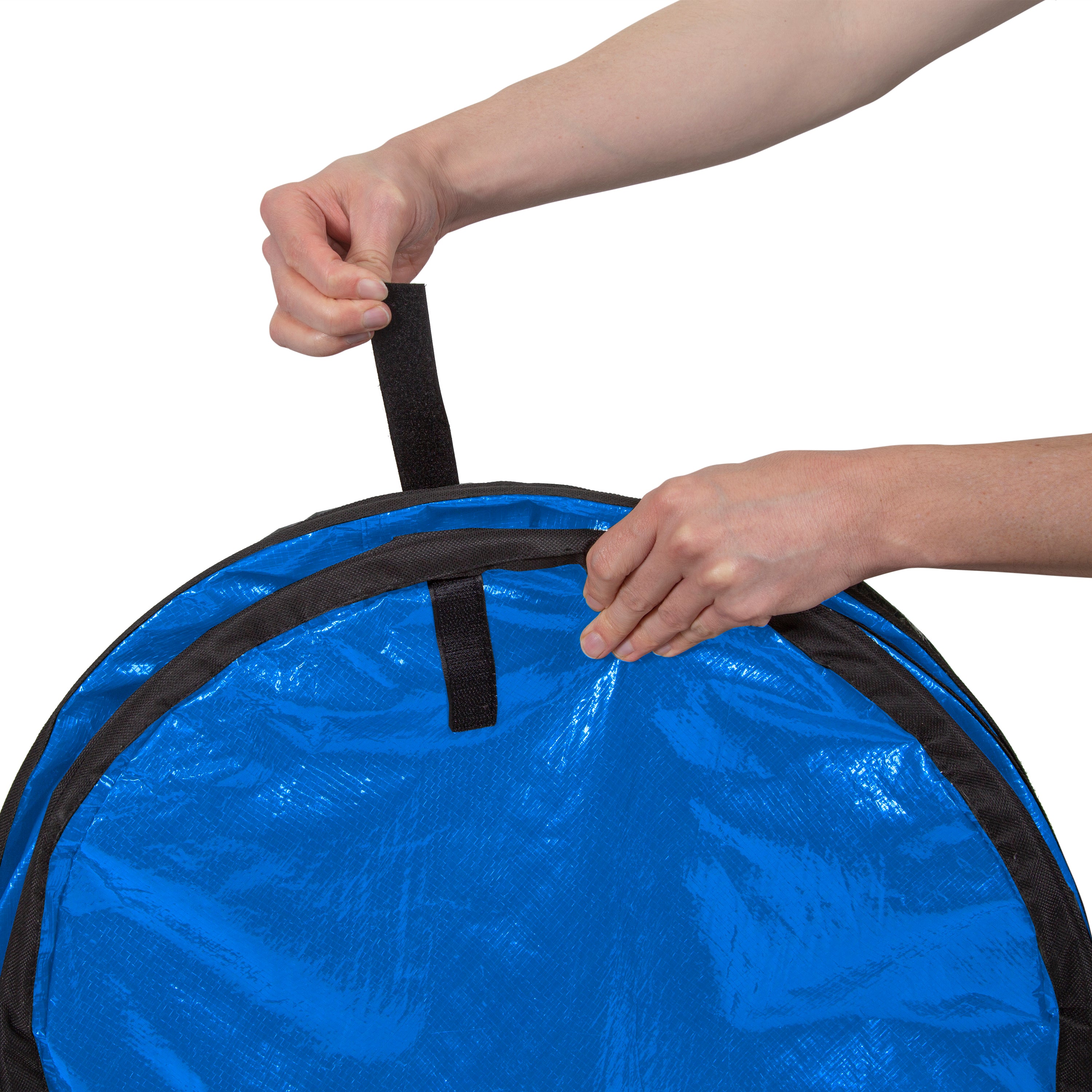Collapsible Campsite Carry-All/Trash Can - Blue-24 X 19.7In-eSafety Supplies, Inc