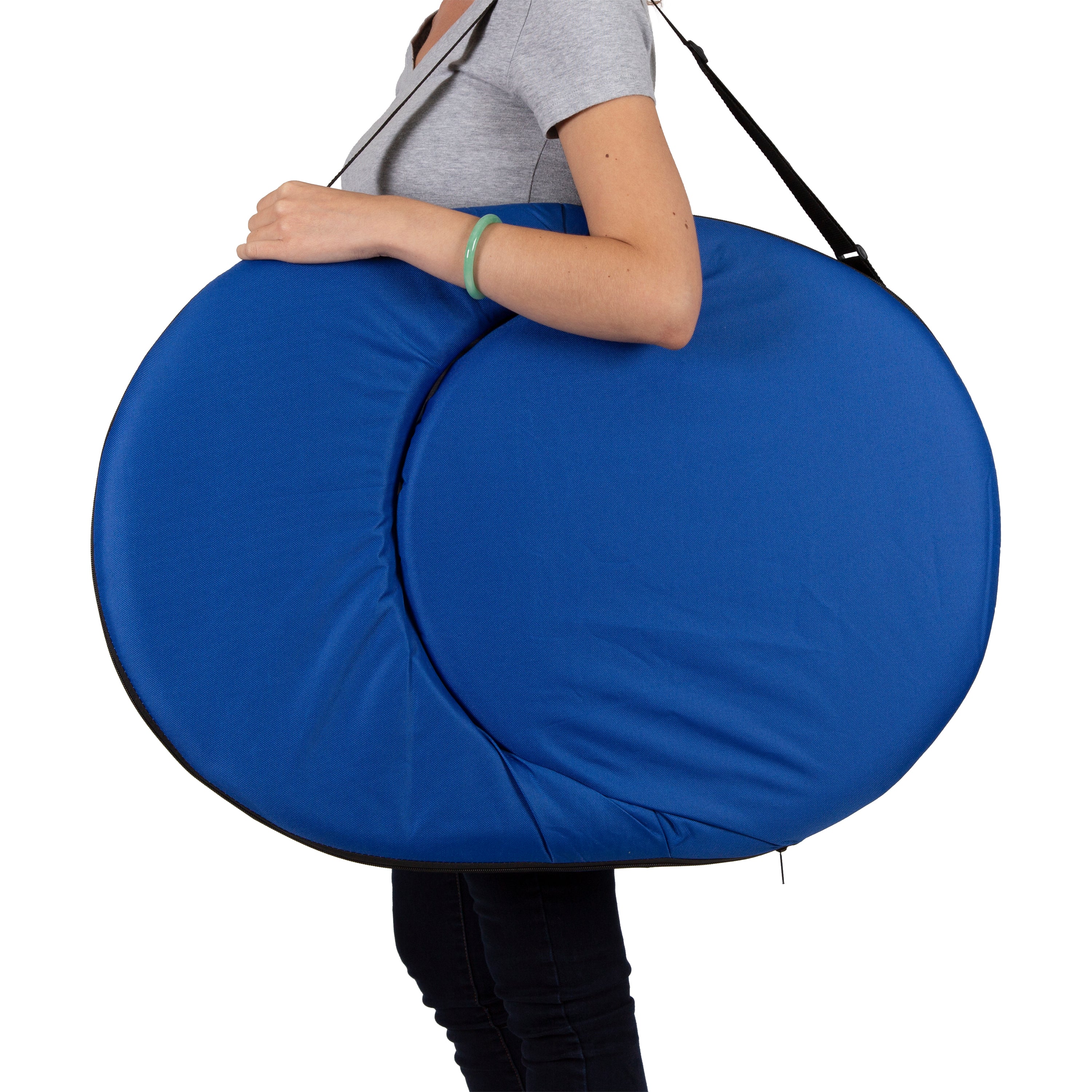 Go Anywhere Multi-Fold Padded Seat - Blue-eSafety Supplies, Inc