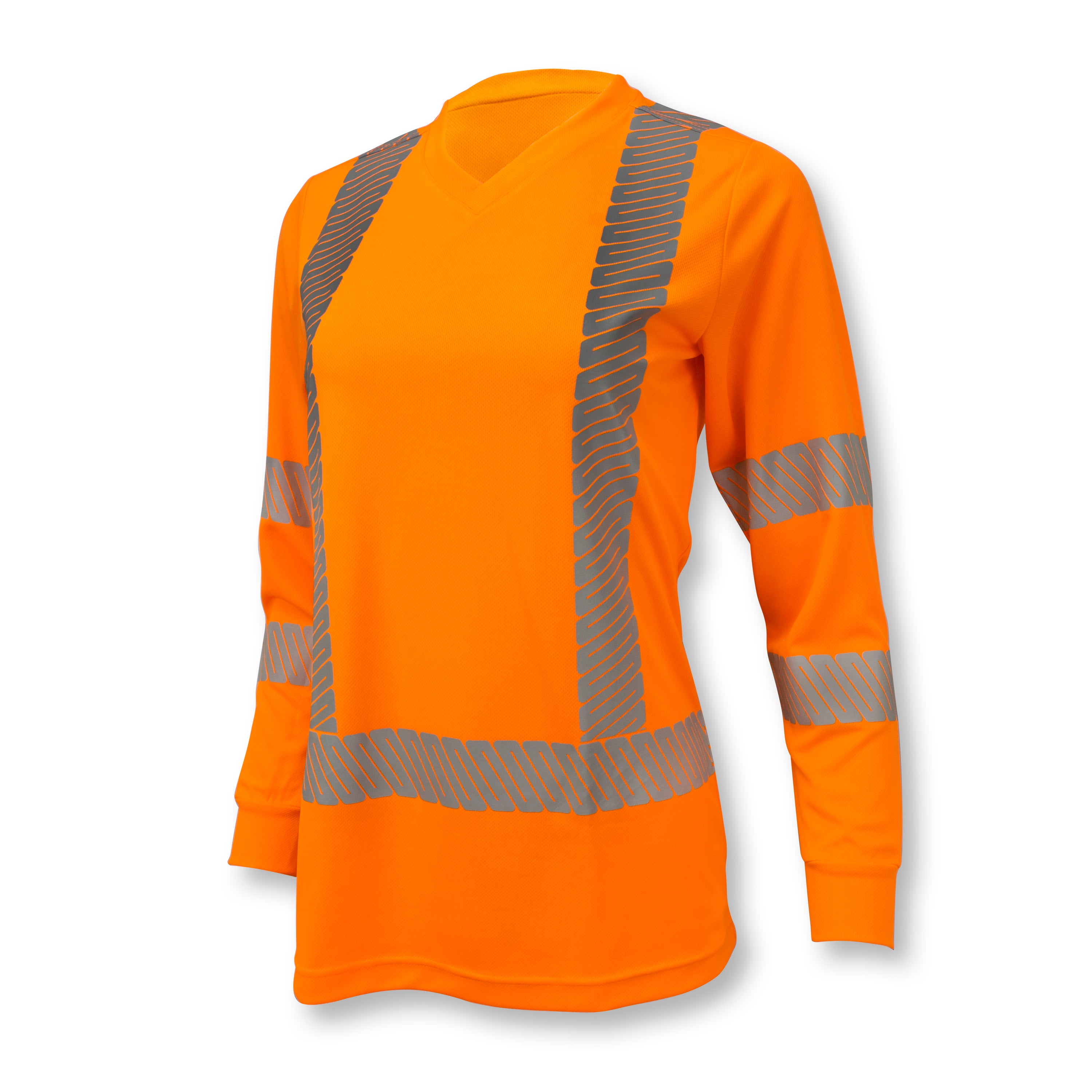 Radians ST21 Class 3 High Visibility Women's Long Sleeve T-Shirt with Max-Dri™-eSafety Supplies, Inc