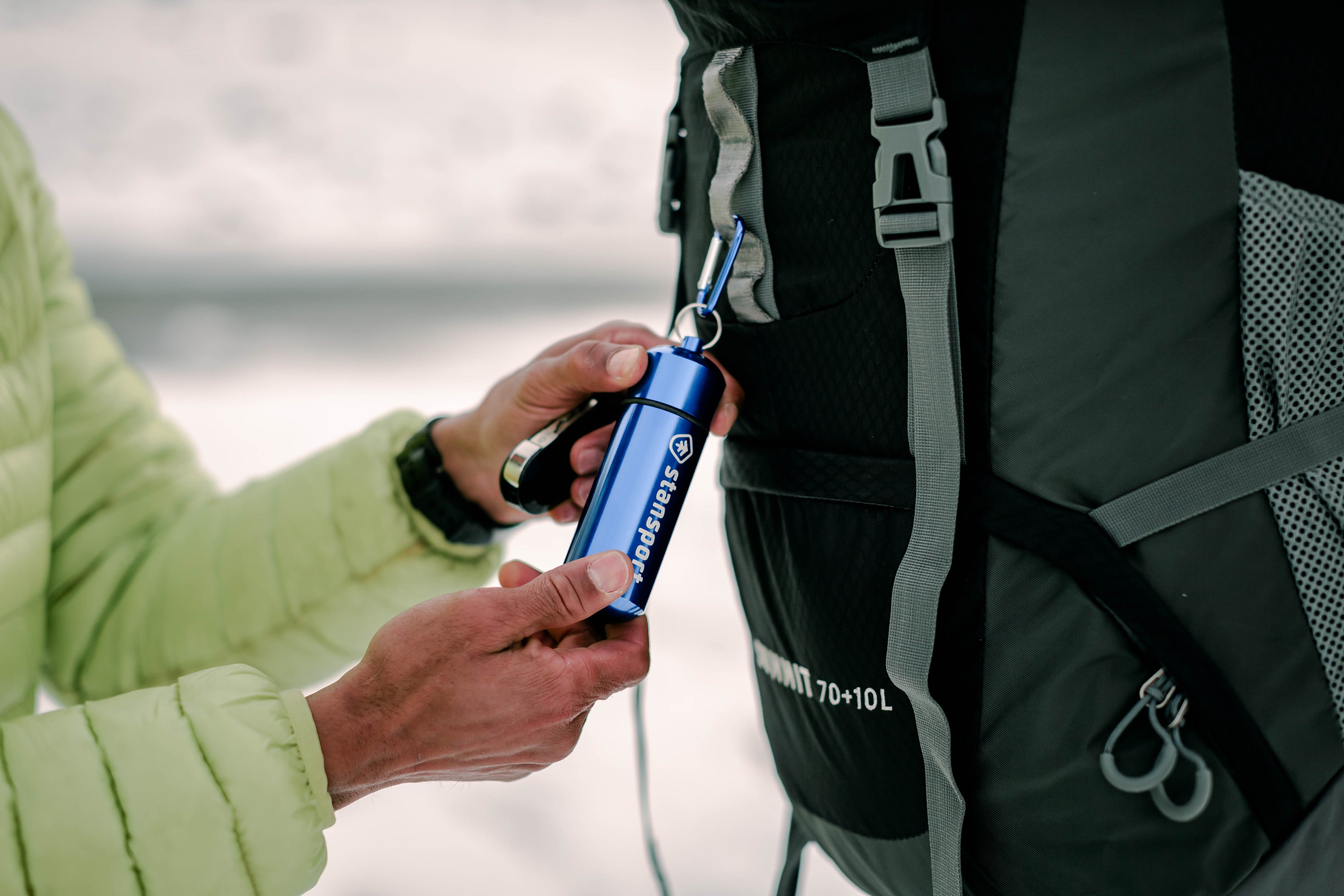 Aluminum Container Capsule-Xl-Blue, Green And Silver Asst-eSafety Supplies, Inc