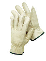 Radnor Large Premium Grain Leather Unlined Drivers Gloves With Keystone Thumb-eSafety Supplies, Inc