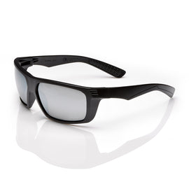 Radnor® Dynamo™ Black Safety Glasses With Silver Mirror/Anti-Scratch Lens-eSafety Supplies, Inc