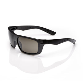 Radnor® Dynamo™ Black Safety Glasses With Gray Anti-Scratch Lens-eSafety Supplies, Inc