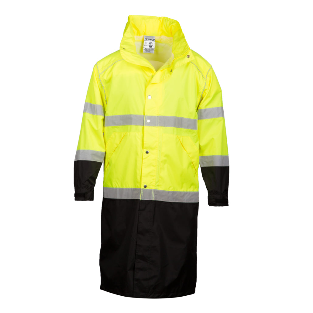 Kishigo Long Rain Coat-eSafety Supplies, Inc