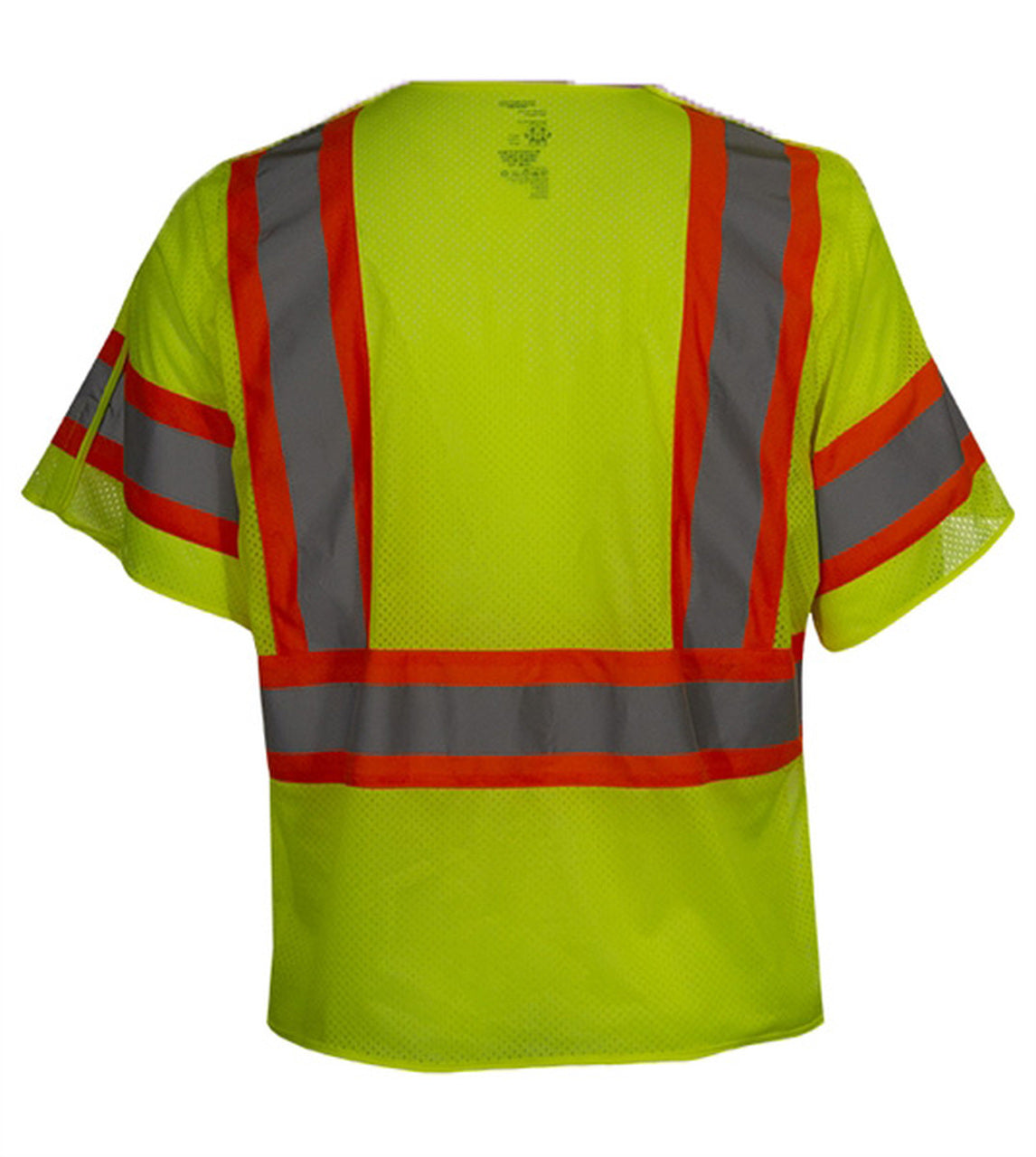 Safety Vest Hi Vis Vest 5pt Breakaway Mesh ANSI 3 Adjustable Side Wraps-eSafety Supplies, Inc