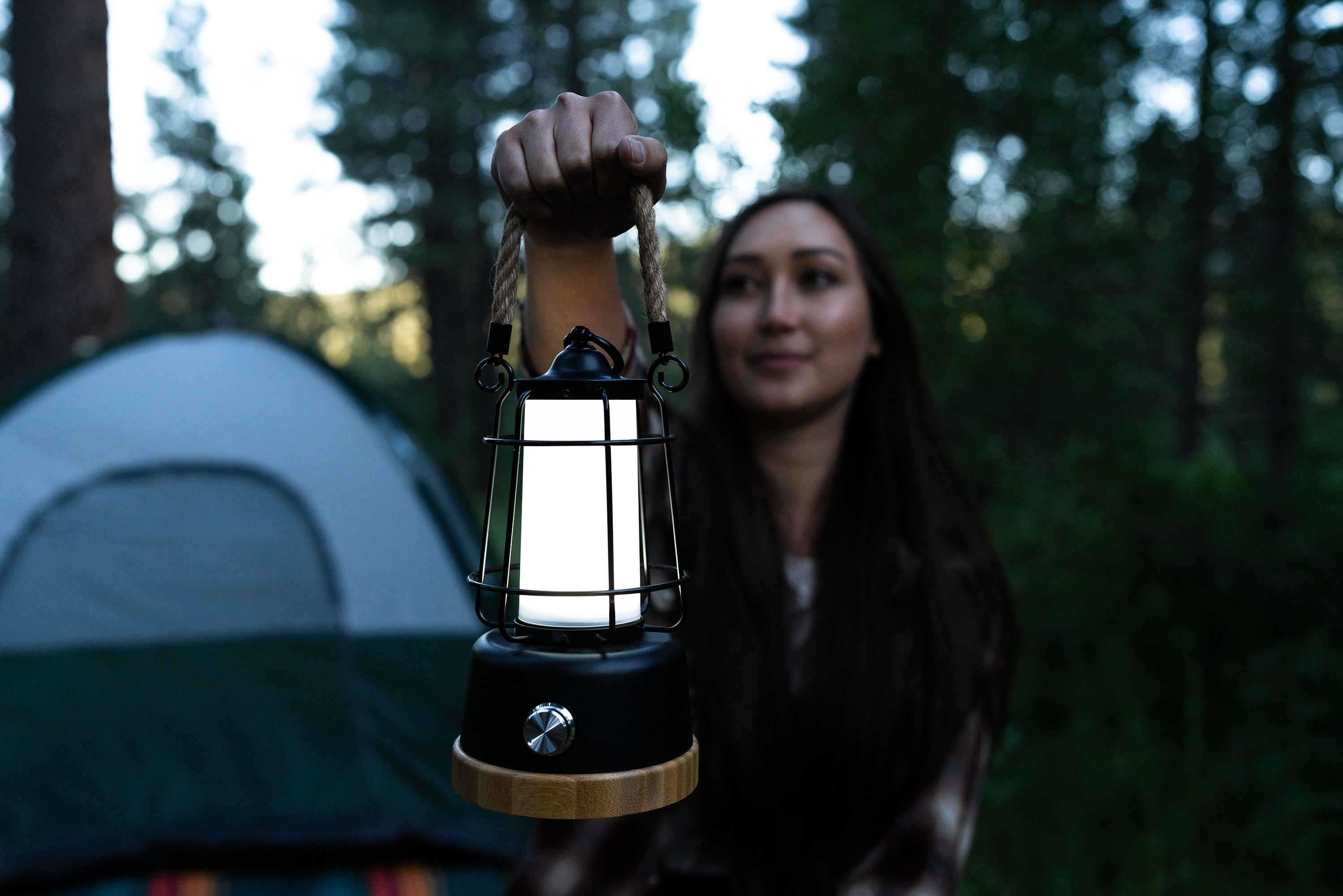 Rechargeable Hemp Rope Lantern - 1000 Lumen-eSafety Supplies, Inc