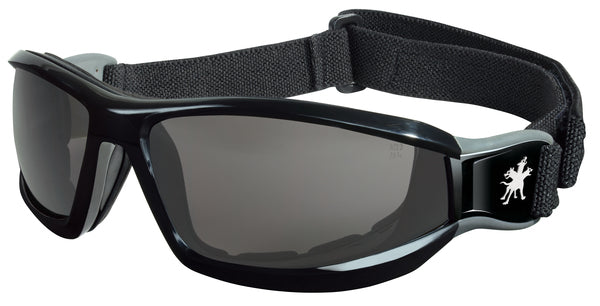 MCR Safety Swagger RP1 Elastic Strap, Gray UV-AF-eSafety Supplies, Inc
