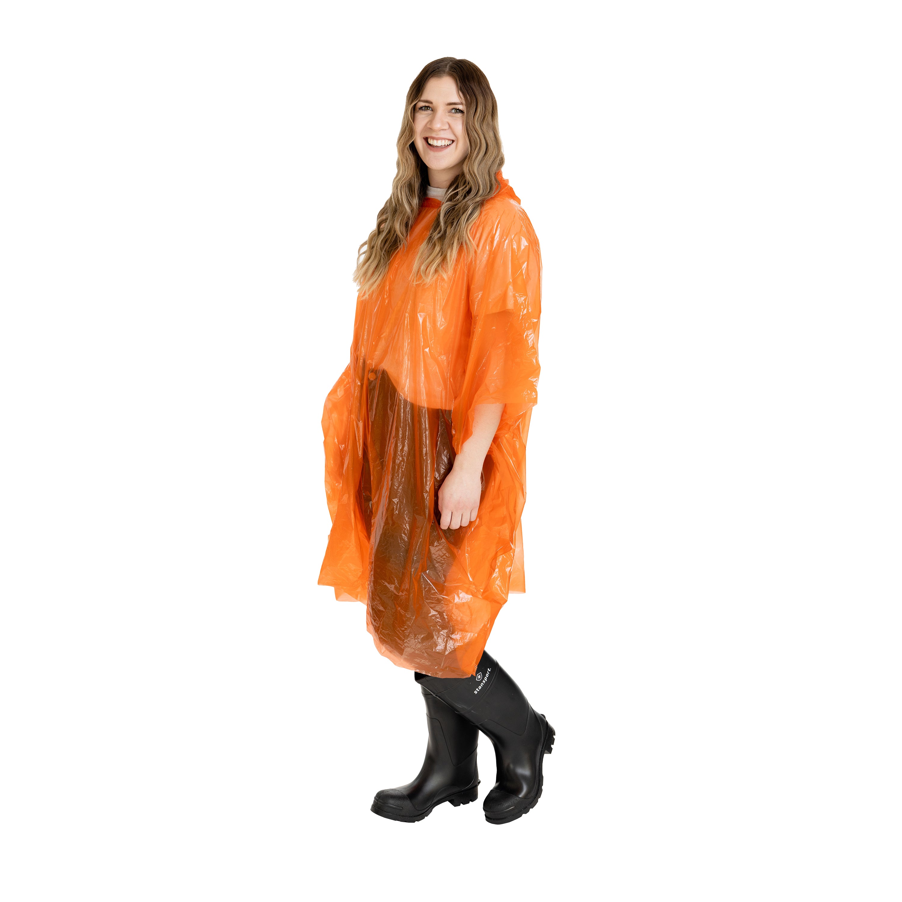 Emergency Poncho - Assorted - 30 Per Pdq-eSafety Supplies, Inc