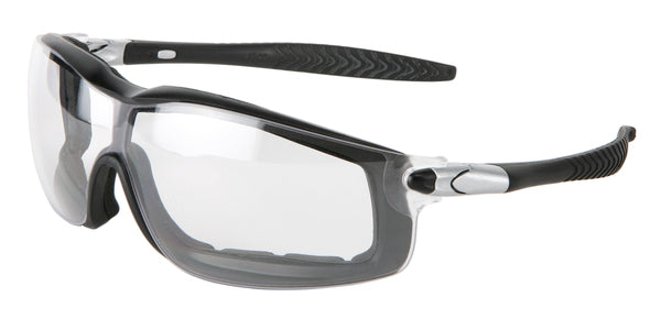 MCR Safety RT1 Black Frame, Clear AF Lens-eSafety Supplies, Inc