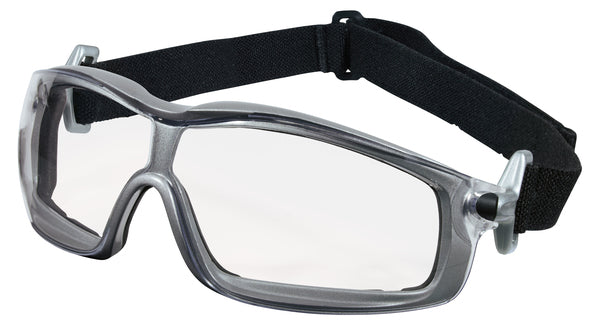 MCR Safety RT1 Silver Frame, Clear AF Lens-eSafety Supplies, Inc