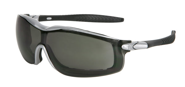 MCR Safety RT1 Silver Frame, Gray AF Lens-eSafety Supplies, Inc
