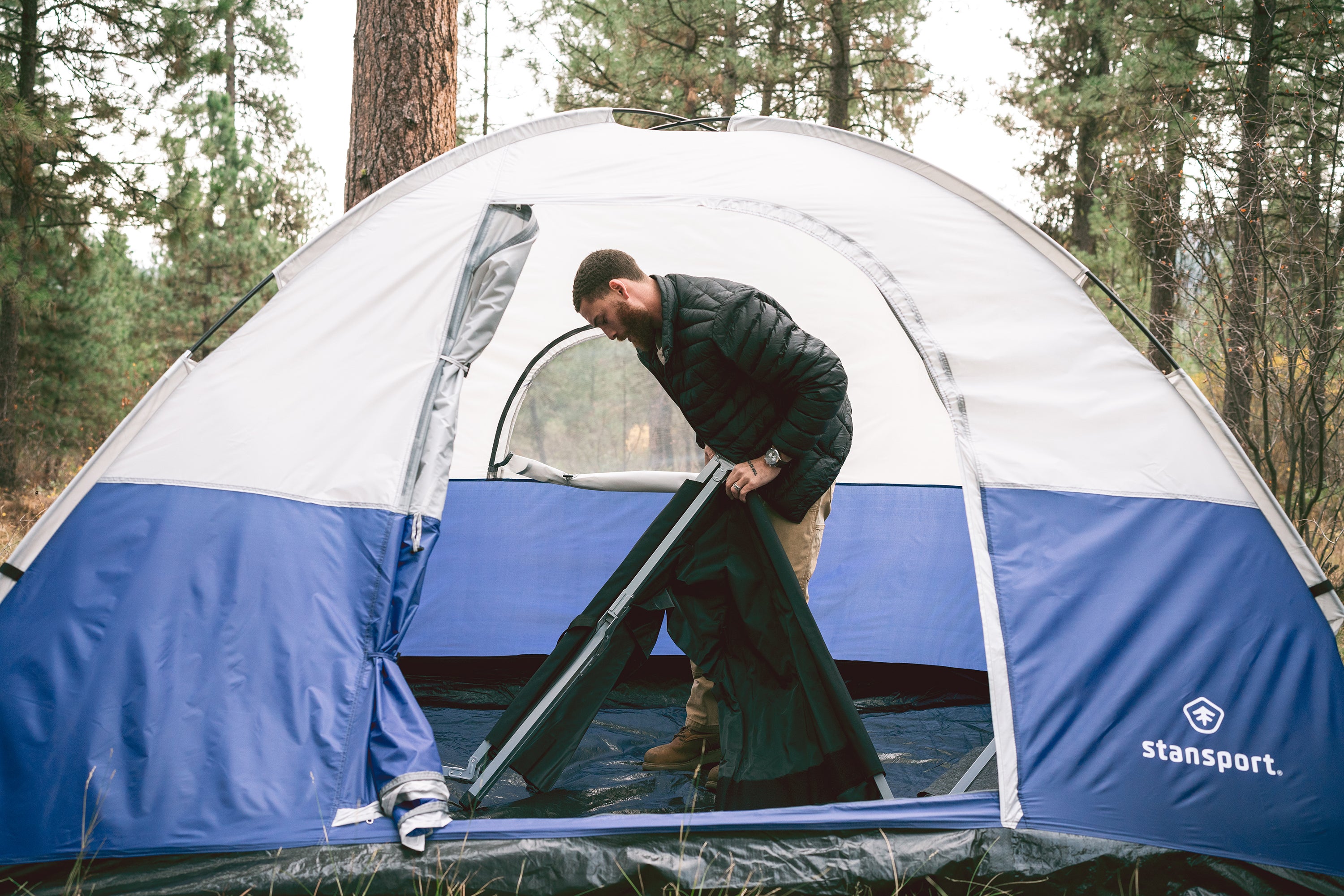 Heavy-Duty G.I. Cot - 86 X 40.25 X 21.25 Inches-eSafety Supplies, Inc