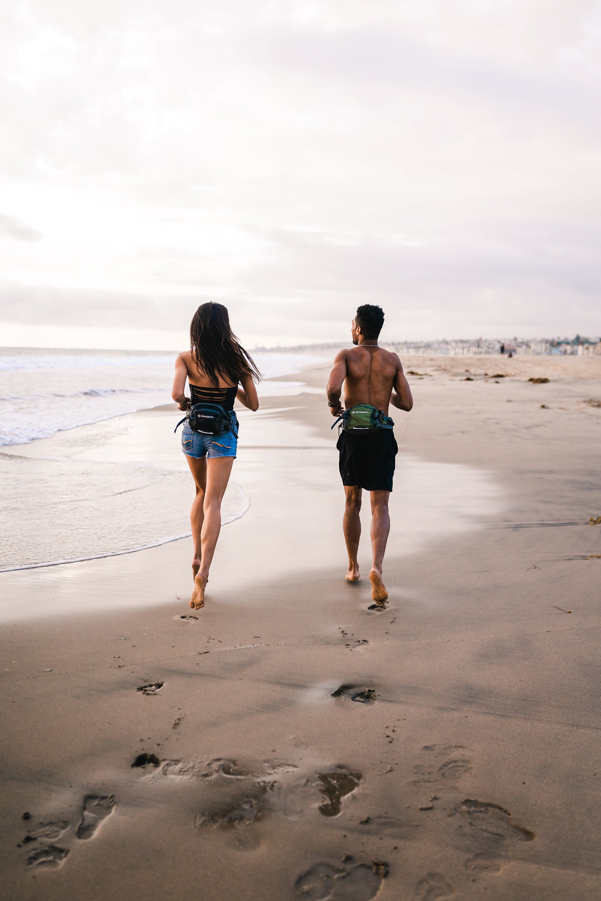 Waist/Shoulder Pack W/Bottle Holder - Black - 5 Liter-eSafety Supplies, Inc