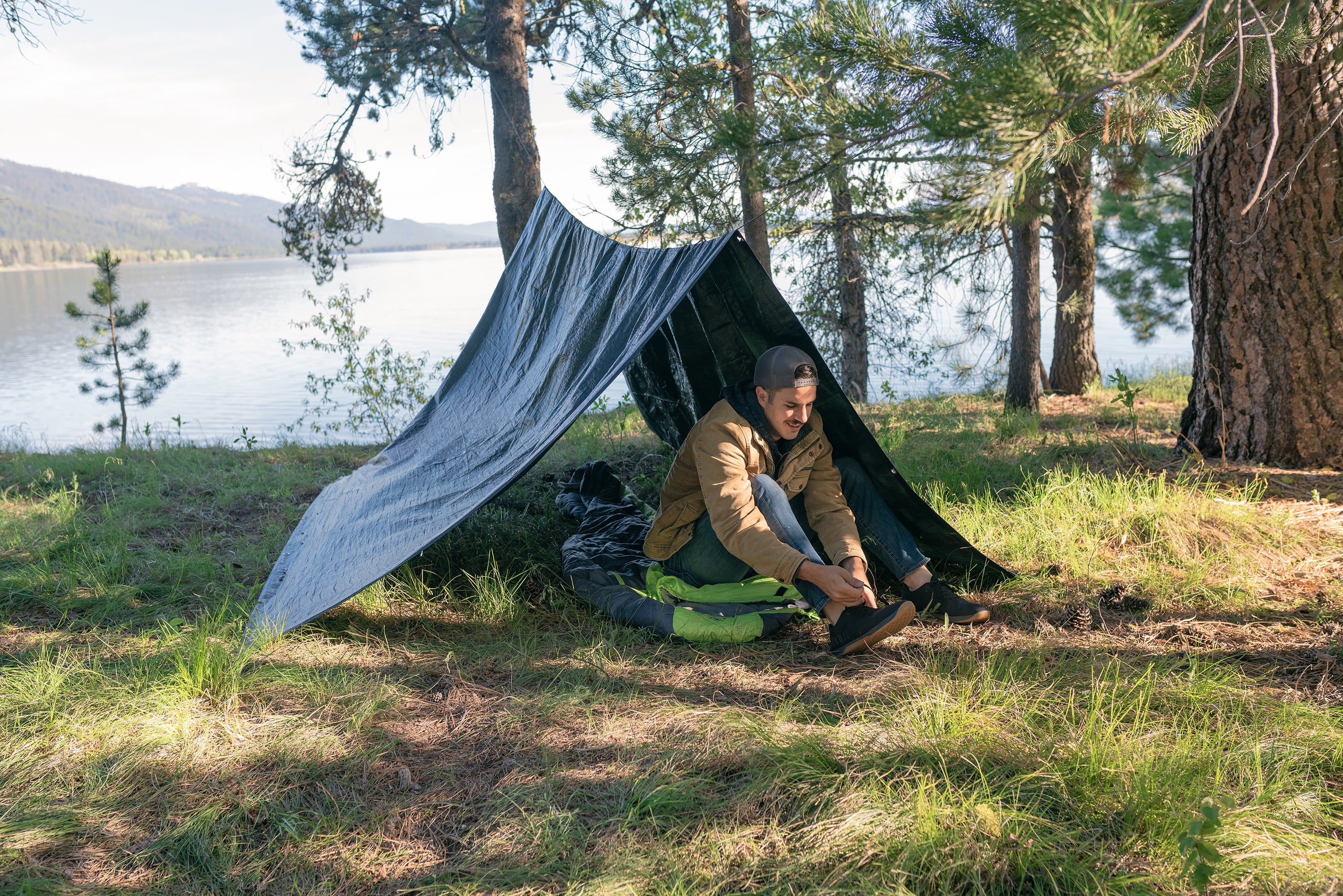 Rip Stop Tarp - 10 Ft X 16 Ft - Green-eSafety Supplies, Inc