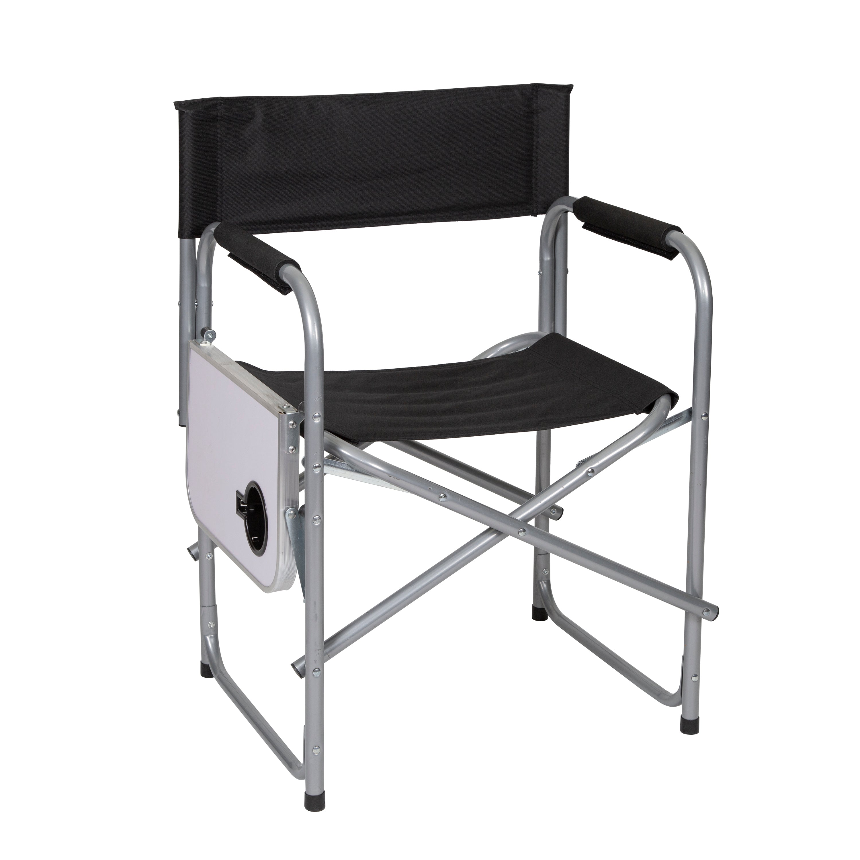Folding Directors Chair With Side Table-eSafety Supplies, Inc