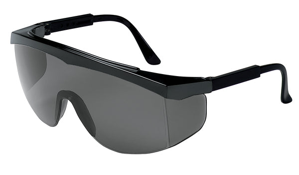 MCR Safety SS1 Black Frame, Gray Lens-eSafety Supplies, Inc